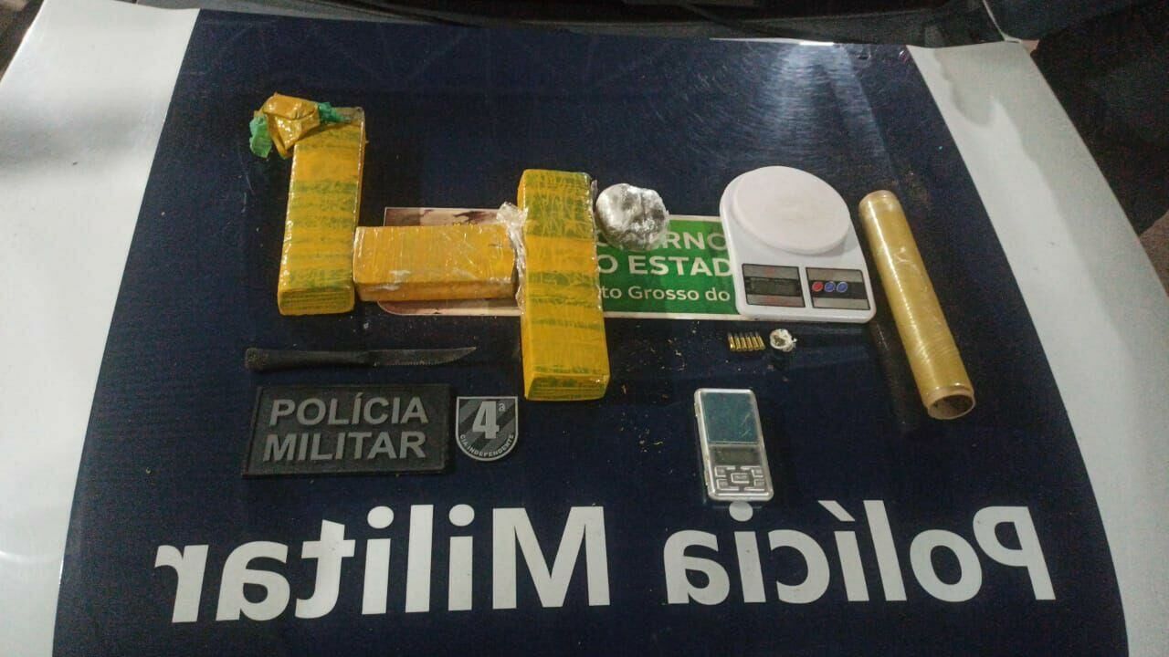 Imagem de compartilhamento para o artigo PM apreende drogas e munições após acidente com morte em Chapadão do Sul da MS Todo dia